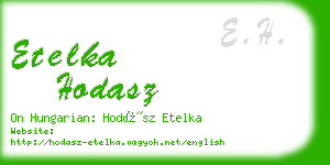 etelka hodasz business card
